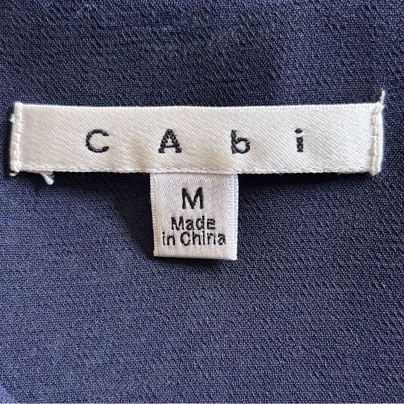 Cabi 107 Border Stripe Navy Fully Lined Camisole Size Medium - Picture 7 of 11